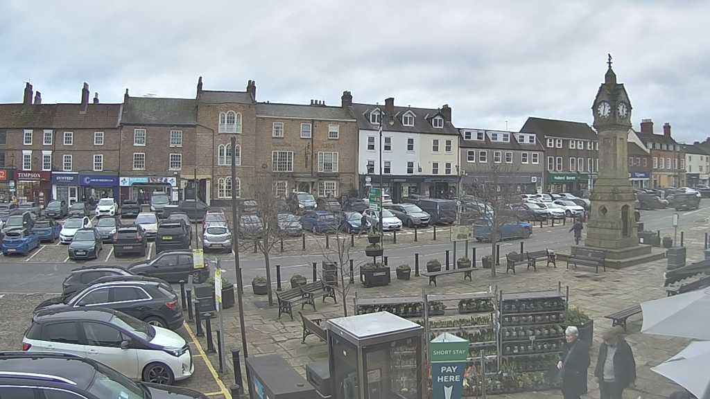 Thirsk webcam overlooking the Market Place