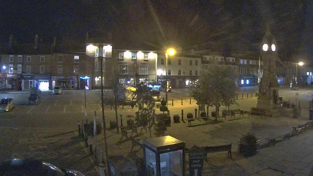 Thirsk webcam overlooking the Market Place